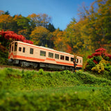 N Gauge Mini Layout [Autumn Leaves and Shrine Curve]: KDF Painted Finished Product 1/150 Size