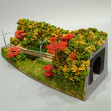 N Gauge Mini Layout [Railway in Brilliant Autumn Colors]: KDF Pre-Painted Finished Model 1/150 scale