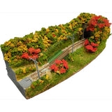 N Gauge Mini Layout [Railway in Brilliant Autumn Colors]: KDF Pre-Painted Finished Model 1/150 scale