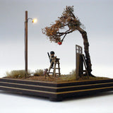 Petit Scene - Attack and Defense - Get the Last Persimmon: Yukimasa Ito, painted 1:87