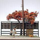 小场景“妈妈，我很害怕”：伊藤幸正完成绘画 1:87