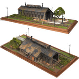 Wood Charcoal Gas Locomotive Ibaraki Kotsu Ke-ha 2' HO (HO) Layout/Section: Yoshiaki Nishimura Finished product model 1:80