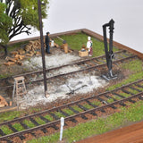 Wood Charcoal Gas Locomotive Ibaraki Kotsu Ke-ha 2' HO (HO) Layout/Section: Yoshiaki Nishimura Finished product model 1:80