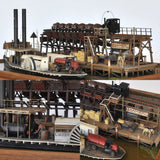 Mine Pier" 9mm HO Narrow Layout Section: Yoshiaki Nishimura Pre-painted 1:87