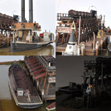 Mine Pier" 9mm HO Narrow Layout Section: Yoshiaki Nishimura Pre-painted 1:87