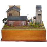 Tram Module 2-B : Yoshiaki Nishimura, HO module display stand art work 1:80-scale