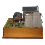 Tram Module 2-B : Yoshiaki Nishimura, HO module display stand art work 1:80-scale