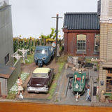 Tram Module 2-B : Yoshiaki Nishimura, HO module display stand art work 1:80-scale