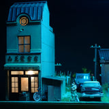 Tram Module 2-B : Yoshiaki Nishimura, HO module display stand art work 1:80-scale