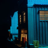 Tram Module 2-B : Yoshiaki Nishimura, HO module display stand art work 1:80-scale