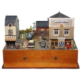 Tram Module 2-B : Yoshiaki Nishimura, HO module display stand art work 1:80-scale