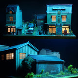 Tram Module 2-B : Yoshiaki Nishimura, HO module display stand art work 1:80-scale