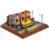 Japanese signboard architecture of three houses in succession 2 : Yoshiaki Nishimura HO display stand work 1:80scale