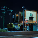 Japanese signboard architecture of three houses in succession 2 : Yoshiaki Nishimura HO display stand work 1:80scale