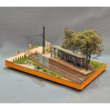 小学电车站场景：宫下洋一完成品 16.5mm 轨距 1:80