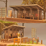小学电车站场景：宫下洋一完成品 16.5mm 轨距 1:80