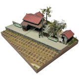 Meitetsu Train Kariyasuka Station : Yoichi Miyashita Painted 16.5mm gauge 1:80 scale