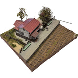 Meitetsu Train Kariyasuka Station : Yoichi Miyashita Painted 16.5mm gauge 1:80 scale
