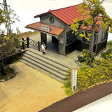 Meitetsu Train Kariyasuka Station : Yoichi Miyashita Painted 16.5mm gauge 1:80 scale