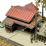 Meitetsu Train Kariyasuka Station : Yoichi Miyashita Painted 16.5mm gauge 1:80 scale