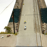 Fukushima Kotsu Saiwai Bridge : Yoichi Miyashita Painted 12mm gauge 1:87 scale