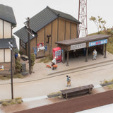Fukushima Kotsu Station Scenery : Yoichi Miyashita Painted 12mm gauge 1:87 scale