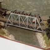 Colorado Narrows module, scenery with a railroad bridge : Yoichi Miyashita, painted 1:87 scale (HO Narrows 10.5mm)