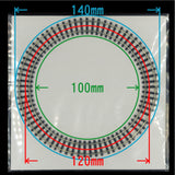 Mini Mini Train Rail R60 (Inner diameter 10cm, Outer diameter 14cm) : Yoshiaki Ishikawa Railway Track 9mm gauge N(1:150)