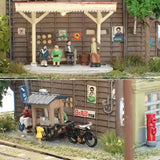 Showa Shitamachi Sakae Street A (in front of Sakae Post Office): Yoshiaki Ishikawa, painted, 1:150 size