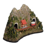 Wall Hanging Diorama 1 Small Mountain Railway : Yoshiaki Ishikawa, N(1:150) scale mini-layout art work