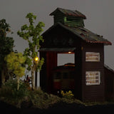 Turntable Line #2 New "Old Garage and Lake" : Yoshiaki Ishikawa, Diorama art work 1:150