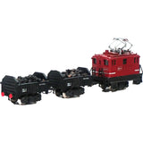 Self-propelled mini mini train with built-in battery <Freight Train Electric Locomotive Red> : Yoshiaki Ishikawa Painted Completed N (1:150)