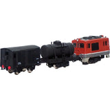 Self-propelled mini mini train with built-in battery <Freight Train Diesel Locomotive Red> : Yoshiaki Ishikawa Painted Completed N (1:150)