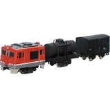 Self-propelled mini mini train with built-in battery <Freight Train Diesel Locomotive Red> : Yoshiaki Ishikawa Painted Completed N (1:150)