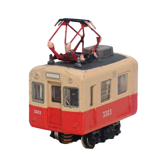 Self-propelled mini mini train with built-in battery <Hanshin Electric Railway 3303> : Yoshiaki Ishikawa Painted Completed N (1:150)