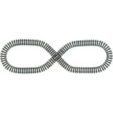 Wide L figure 8 rail for Mini-mini train, compatible with Daiso case (300x95mm) : Yoshiaki Ishikawa Railroad Tracks 9mm gauge N (1:150)