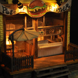 90mm cube miniature "Peter's Hamburger Shop" : Taro - painted, Non-scale