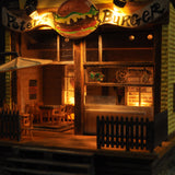 90mm cube miniature "Peter's Hamburger Shop" : Taro - painted, Non-scale