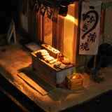 90mm cube miniature "Eel Tenkaku" : Taro, painted, Non-scale