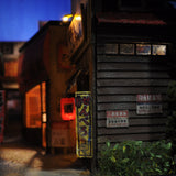 90mm cube miniature "Yumebei Yokocho 3" : Taro painted, Non-scale