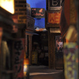 90mm cube miniature "Yumebei Yokocho 3" : Taro painted, Non-scale