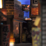 90mm cube miniature "Yumebei Yokocho 3" : Taro painted, Non-scale