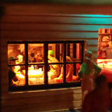 90 毫米立方体微型“Motor Hotel.1”：芋头 - 涂漆，未按比例