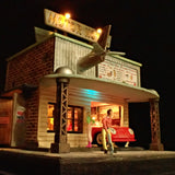 90 毫米立方体微型“Motor Hotel.1”：芋头 - 涂漆，未按比例