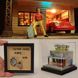 90 毫米立方体微型“Motor Hotel.1”：芋头 - 涂漆，未按比例