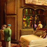 90mm cube miniature "JAZZ BAR5" : Taro, painted, not to scale