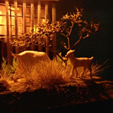 90mm cube miniature 'Houtou Minayoshi' : Taro - painted, not to scale