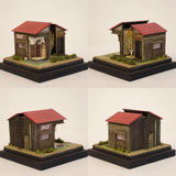 90mm cube miniature "Unagi Shinozaki" : Taro, painted, not to scale.