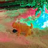 90 毫米立方体微型“圣树下 2”：芋头彩绘，未按比例 240