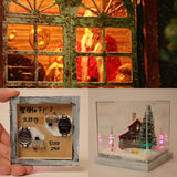 90 毫米立方体微型“圣树下 2”：芋头彩绘，未按比例 240